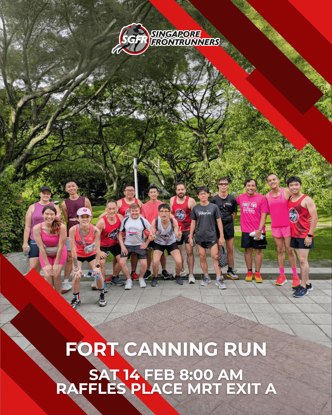 Fort Canning Valentine's Day Run! ⁠❤︎