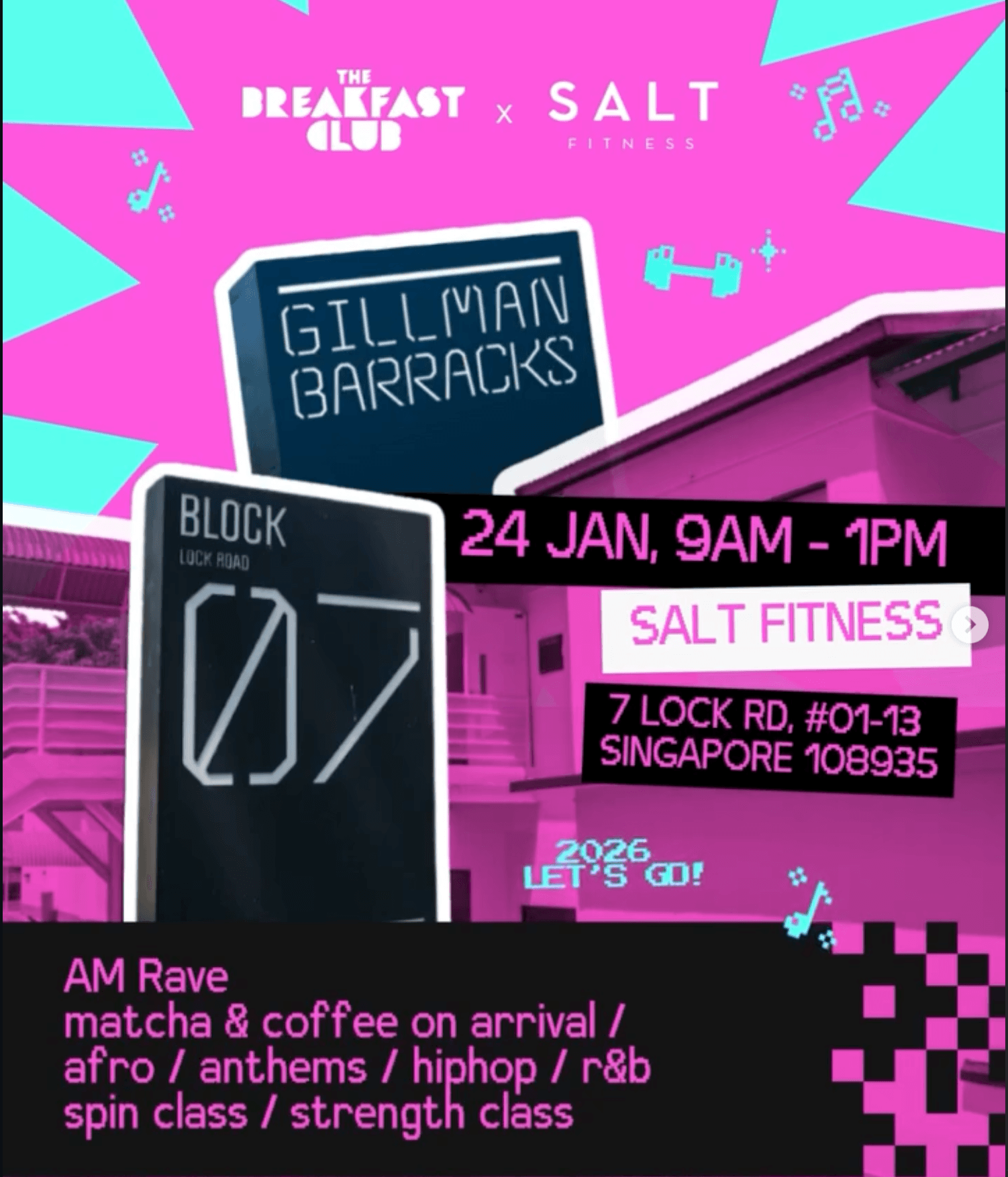 The Breakfast Club Rave x Salt Fitness